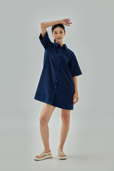 Kindra Broderie Anglaise Shirt Dress